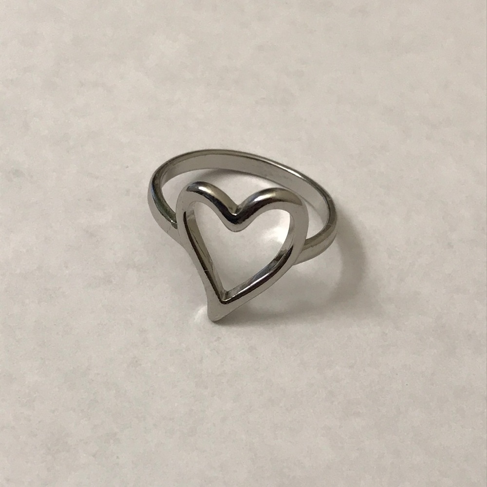 Silver Heart Ring
